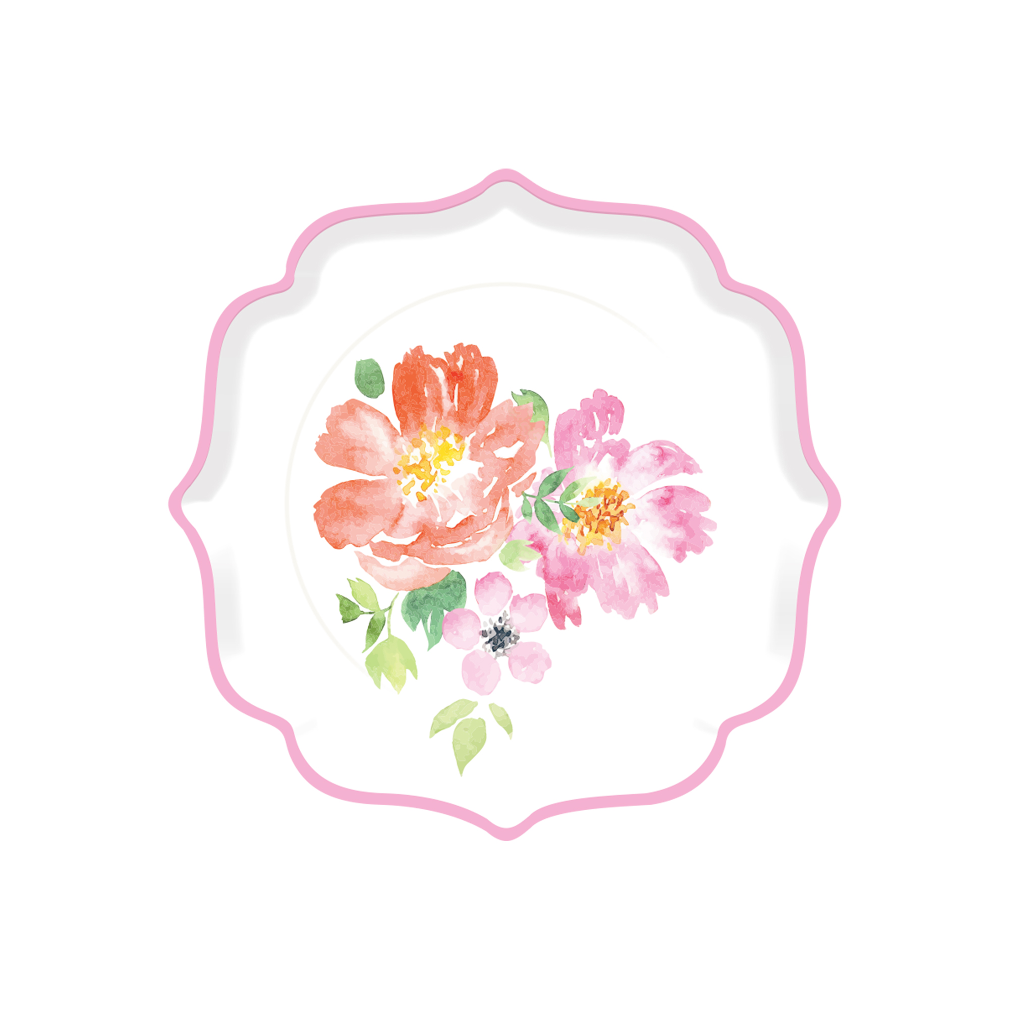 Plato de papel de 8.5 pulgadas * 8 unidades