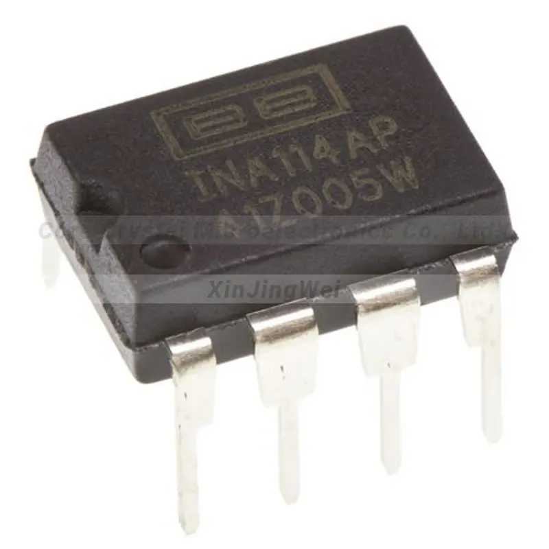 INA114AP Instrumentation Amplifiers SP Amp INSTR Amp Single 18V 8-Pin PDIP Tube integrated circuits ic chip INA114AP
