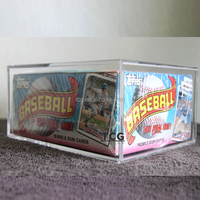 TCG Offre Spéciale étui de protection en acrylique transparent pour Topps Baseball/Football Wax Box 1980-1991 étui en acrylique étanche