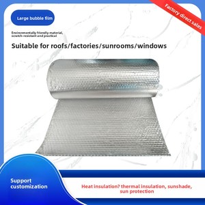<span class=keywords><strong>Film</strong></span> aluminisé <span class=keywords><strong>isolant</strong></span> à bulles modernes, grande taille, réflectivité 95%-97%, éco-responsable, pare-soleil, isolation thermique, directement de l'usine - Product Image 5