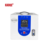 Estabilizador de Voltaje Monofásico de 5KVA con Control por Servomotor, Bobinado de Cobre, Salida de 220V, Amplio Rango de Entrada para Electrónica del Hogar y Oficina