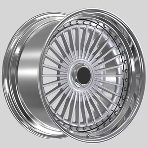 Nuevas Llantas Forjadas de Aluminio de Dos Piezas con Diseño Cóncavo para Autos Todoterreno HEW PROJECT de 18-24 Pulgadas, 5x120, ET 40mm, Ancho 20mm, 3 Años de Garantía - Product Image 1