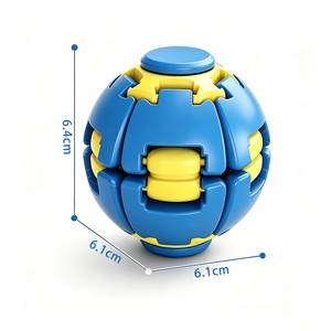 Pelota Antiestrés, Juguete para Aliviar el Estrés, Spinner de Dedos, Mini Portátil para Todas las Edades, 6 Colores, Regalo para Oficina, Viajes, Juguetes - Product Image 4
