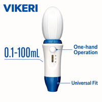 Contrôleur de pipette manuel économique OEM série Levo en plastique ABS 0,1-100 ml, ajustement universel pour toutes les pipettes standard