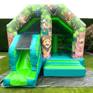 Soccer Jumper <b>Bounce</b> House Inflatable Bouncer for Kids Party Eco-friendly Bouncy <b>Castle</b> and Slide Combo with 800kg Capacity - Product Image 4