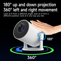 Topleo Mini Projecteur Portable Cinéma Intelligent Android 11 LED 4K Wifi Mini Projecteurs pour Présentations Hy300 Pro+ Android Mini
