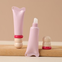 Gloss à lèvres cosmétique de couleur personnalisée, crème pour les yeux, tube souple pour l'emballage, tube pour baume à lèvres