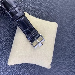 Montre de luxe pour homme, ultra-fine 8 mm, mouvement manuel, édition limitée personnalisée, boîtier en acier poli, cadran gris ardoise - Product Image 5