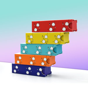 Caja de Regalo Deslizable Personalizada con Estampado en Relieve, Impresión CMYK, Forro de Esponja, Embalaje Rígido para Cámara, Electrónica, Reciclable - Product Image 3