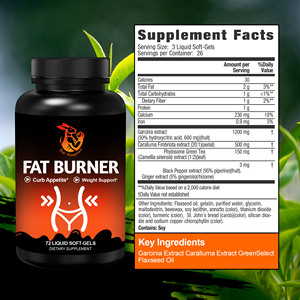 Cápsulas Quemagrasas OEM con Extracto de Garcinia que Reducen la Sensación de Hambre y Apoyan los Sistemas de Defensa Antioxidante, Cápsulas para la Pérdida de Peso - Product Image 2