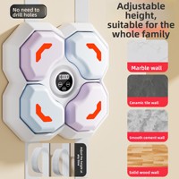 Machine de boxe musicale intelligente pour enfants en ABS, cible murale pour entraînement de réaction, sac de frappe à domicile, conception murale, Sanda, anti-stress