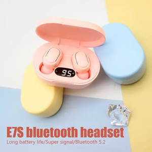 Earphone TWS E7S Mini Murah dari Pabrik, Headphone In-ear dengan Layar Digital, Earbuds Nirkabel TWS Digital HIFI, <span class=keywords><strong>Headset</strong></span> Gaming - Product Image 2