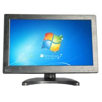 Écran LCD d'ordinateur de bureau économique avec panneau IPS 11,6 pouces, écran large 1920*1080, avec HDMI, VGA, AV, BNC, USB