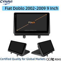 CYNAVI Fiat Doblo 2002-2009 GPS Navigation Android Auto Stéréo 9 pouces Autoradio Écran partagé Affichage RGB Android OS