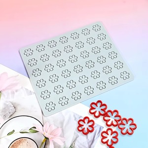 Flower Silicone Mold Sugarcraft Fondant Mat Pastry Lace Bakeware Cake Decorating Tool DIY Earring Making Mold - Product Image 1
