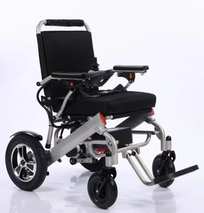 インテリジェントリチウム電池搭載折りたたみ式電動車椅子、高齢者向けリモコン操作自動折りたたみ車椅子 - Product Image 4
