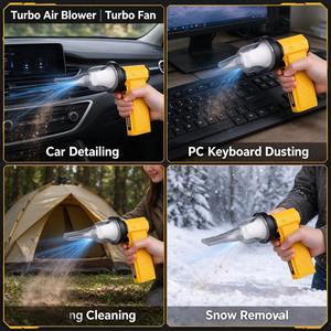 Air Blower <b>Fan</b> Air Ventilation <b>Fan</b> <b>Car</b> Rechargeable Battery <b>Fan</b> <b>Car</b> cleaning - Product Image 1