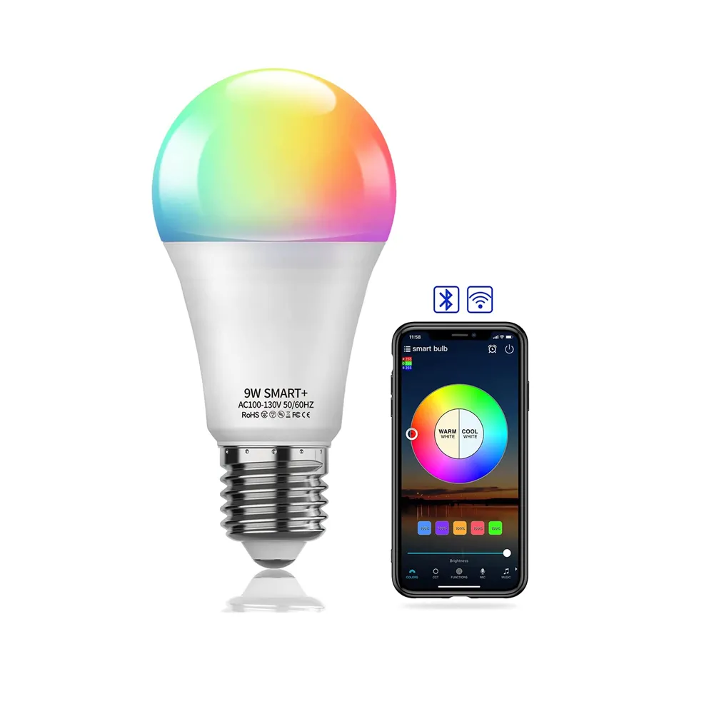 America U L Approved best selling voice google alexa multi color wifi led smart bulb