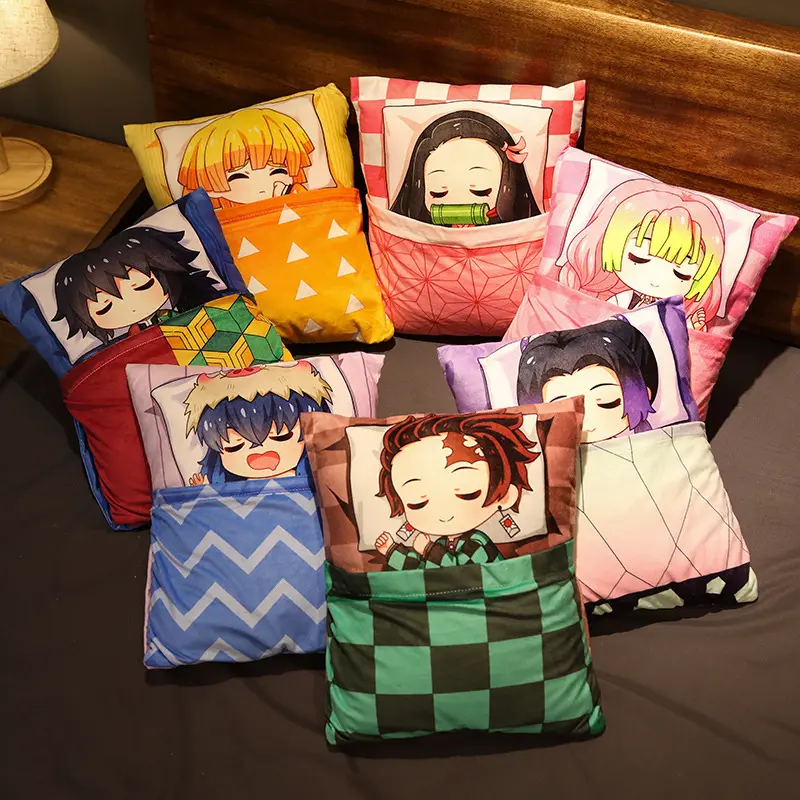 38 Styles Demon Slayer Kimetsu no Yaiba Anime Plush Pillow Cushion Manga Doll 36*27cm