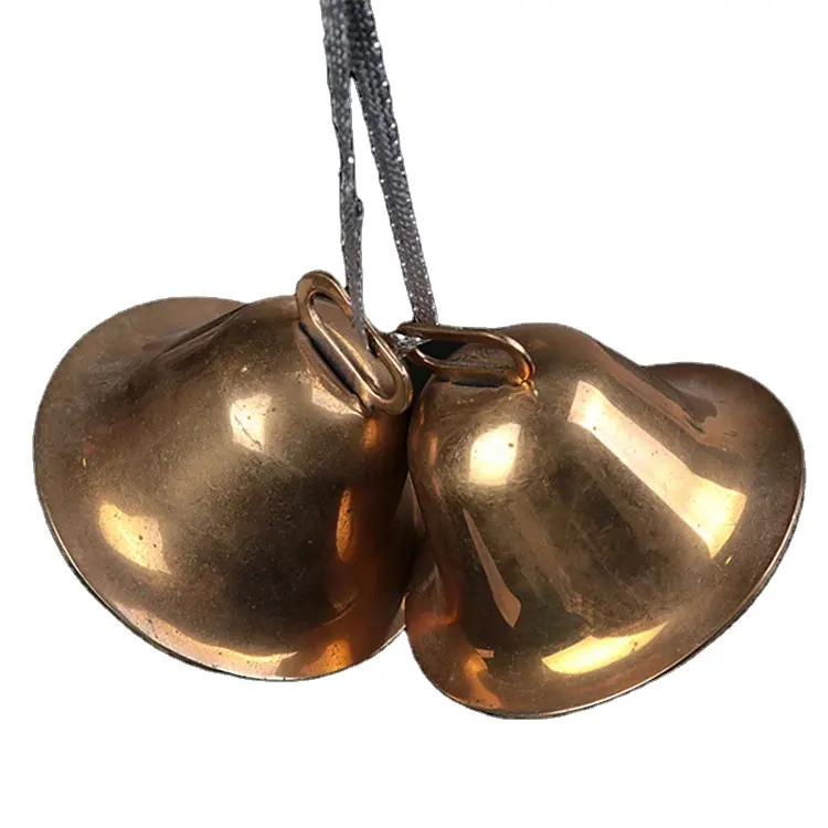 Campanas de Metal antiguo para manualidades, campanas grandes de bronce para iglesia, oro, directo de fábrica, fabricante de China