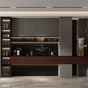 Mobili da <span class=keywords><strong>Cucina</strong></span> di Alta Gamma, Armadietti Moderni di Lusso, <span class=keywords><strong>Cucina</strong></span> Modulare Minimalista in PET Personalizzabile - Product Image 3