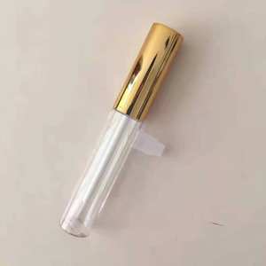 Auf Lager, 10ml klare leere Plastik Eyeliner Zauberstab Tube Flasche mit weißem Zauberstab/Eyrliner/Gold kappe für Kosmetik behälter - Product Image 2