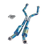 Sistema de Escape con Tubo Intermedio en Z para Lexus RCF 5.0L V8 2015, Tubo de Escape de Aleación de Titanio Personalizado