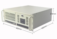 Châssis de contrôle industriel IPC-610L carte mère ATX 7 slot 4U ordinateur industriel pour serveur surveillance Rack Standard