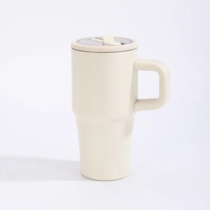 Vaso de acero inoxidable de 20 oz, libre de BPA, con pajita y asa, vaso de 20 oz con aislamiento al vacío. - Product Image 6