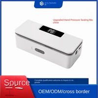 Machine à sceller portable de deuxième génération en ABS rechargeable pour le thé et les snacks, mini-scelleuse manuelle à pression transfrontalière