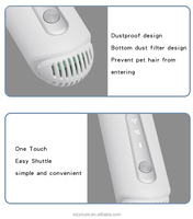 Aspirateur pour toilettage de chats et chiens à faible bruit, moteur silencieux pour garder les animaux calmes, convient aux petites et grandes races, prend en charge l'emballage personnalisé