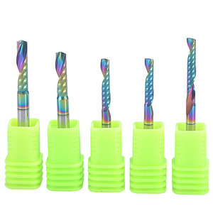 ดอกกัดคาร์ไบด์แบบฟลุตเดียว ทำจากทังสเตนสตีล สำหรับเครื่อง CNC ตัดไม้ อะคริลิก - Product Image 6