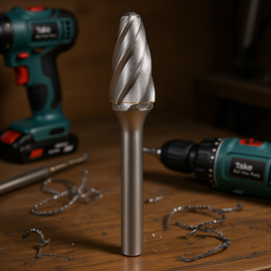 Fresa Rotativa de Punta Esférica Ttake AB8500, Diámetro de 9.6 mm, Corte Z6, para Metal, Madera y Plástico - Product Image 3