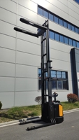 Chariot élévateur à palettes électrique pour entrepôt, capacité 1 tonne, chariot élévateur à grande hauteur