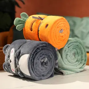 Coperta per bebè in flanella a forma di animale Super morbida creativa per i viaggi del bambino