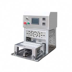 Máquina de sellado térmico para bandejas termoformadas, material de tapa de papel DuPont, selladora de calor Tyvek - Product Image 3