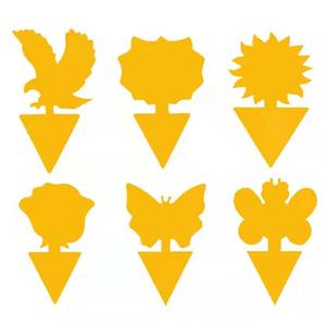 40-Pack 5-şekiller sarı süper yapışkan tuzaklar-mantar Gnat, meyve sinek uçan böcek yakalayıcı toksik olmayan, kokusuz, Pet & çocuk dostu - Product Image 3