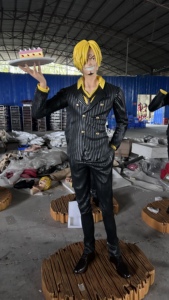 Figurines <span class=keywords><strong>d</strong></span>'anime grandeur nature en une seule pièce Sanji <span class=keywords><strong>Monkey</strong></span> <span class=keywords><strong>D</strong></span> <span class=keywords><strong>Luffy</strong></span> Zoro Figurine <span class=keywords><strong>d</strong></span>'action Modèle Statue <span class=keywords><strong>de</strong></span> Sanji pour la <span class=keywords><strong>d</strong></span>écoration - Product Image 5