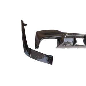 Para <span class=keywords><strong>BMW</strong></span> 5 Series G30 G38 2016-2024 Estilo 3D Fibra de carbono Labio trasero Difusor trasero Labio de parachoques - Product Image 2