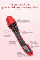 Vibrateur chauffant Rose pour point G féminin, 100% étanche IPX7, rechargeable par USB avec 10 fréquences