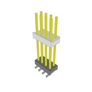 Connettori PCB HW-04-20-<span class=keywords><strong>L</strong></span>-D-748-SM 8P Header <span class=keywords><strong>Spacer</strong></span> Flex Stack Connettore HW 2.54mm Placcato Oro HW0420LD748SM Montaggio Superficiale - Product Image 1