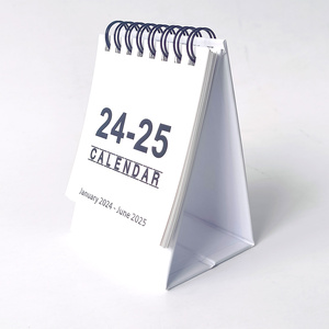 Calendario diario de escritorio con impresión personalizada a todo color, planificador mensual colgante de pared en espiral 2026 - Product Image 2