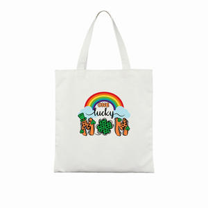 Tela PET Lavable con Estampado de Trébol del Día de San Patricio, Diseño de Dibujos Animados, Transferencia Térmica, Estampado en Caliente, Venta al Por Mayor - Product Image 3