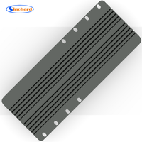 Mécanisme de salle à manger coulissant multi-sections en aluminium Glissière de table en acier