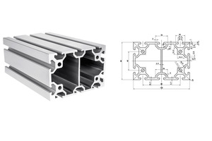 <span class=keywords><strong>80120</strong></span>アルミニウム押し出しVスロットアルミニウムプロファイルCNCリニアレール - Product Image 3