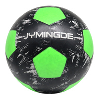 Ballon de football personnalisé phosphorescent taille officielle lumière LED lumière verte ballon de football taille 5 pour jeux de nuit