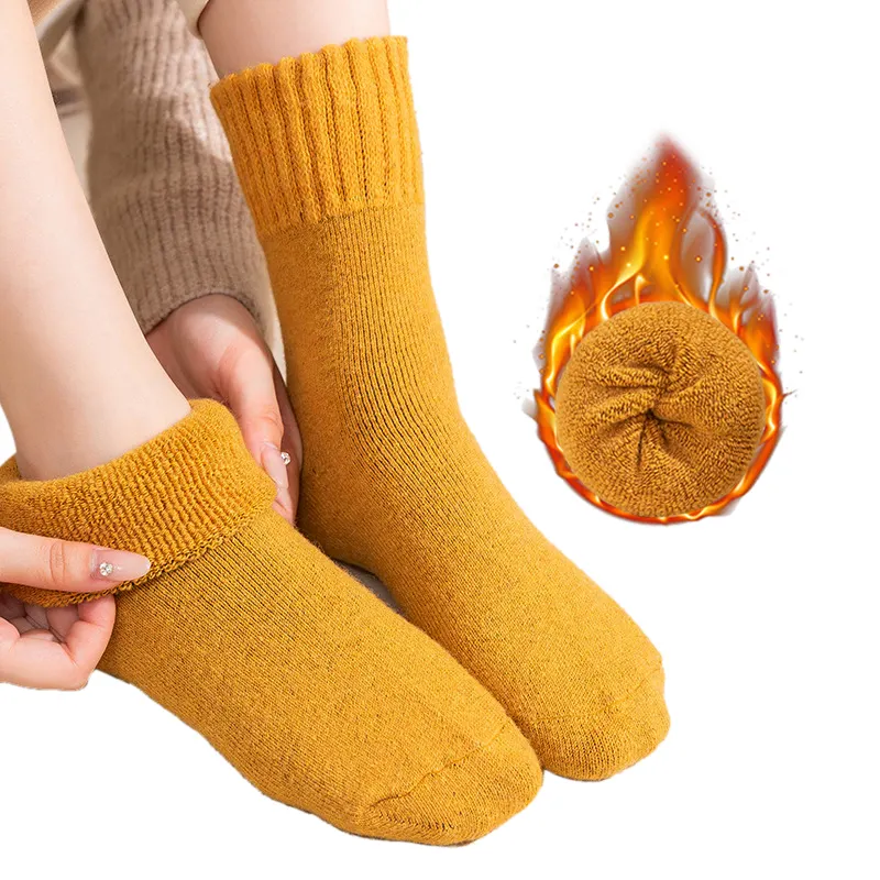 Шерстяные носки, теплые зимние носки для холодной погоды