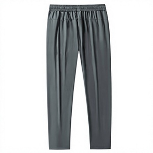 Pantalones Casuales de Invierno para Hombre <span class=keywords><strong>Wusi</strong></span>, de Seda de Hielo, para Hombres de Mediana Edad, Ajustados, con Cintura Elástica, de Poliéster - Product Image 2