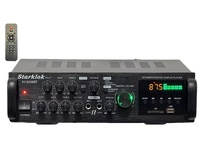 Amplificateur de karaoké haute fidélité AV-6288BT 1000W 2*500W double usage 12V/220V AC/DC BT sans fil en plastique