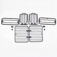 Grilles de phares W463, feux de direction, feux arrière, cadres de protection, boucliers de feux G63 G65 en fer pour Mercedes Benz Classe G